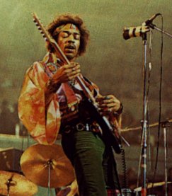 Jimi p Monterey Festivalen 